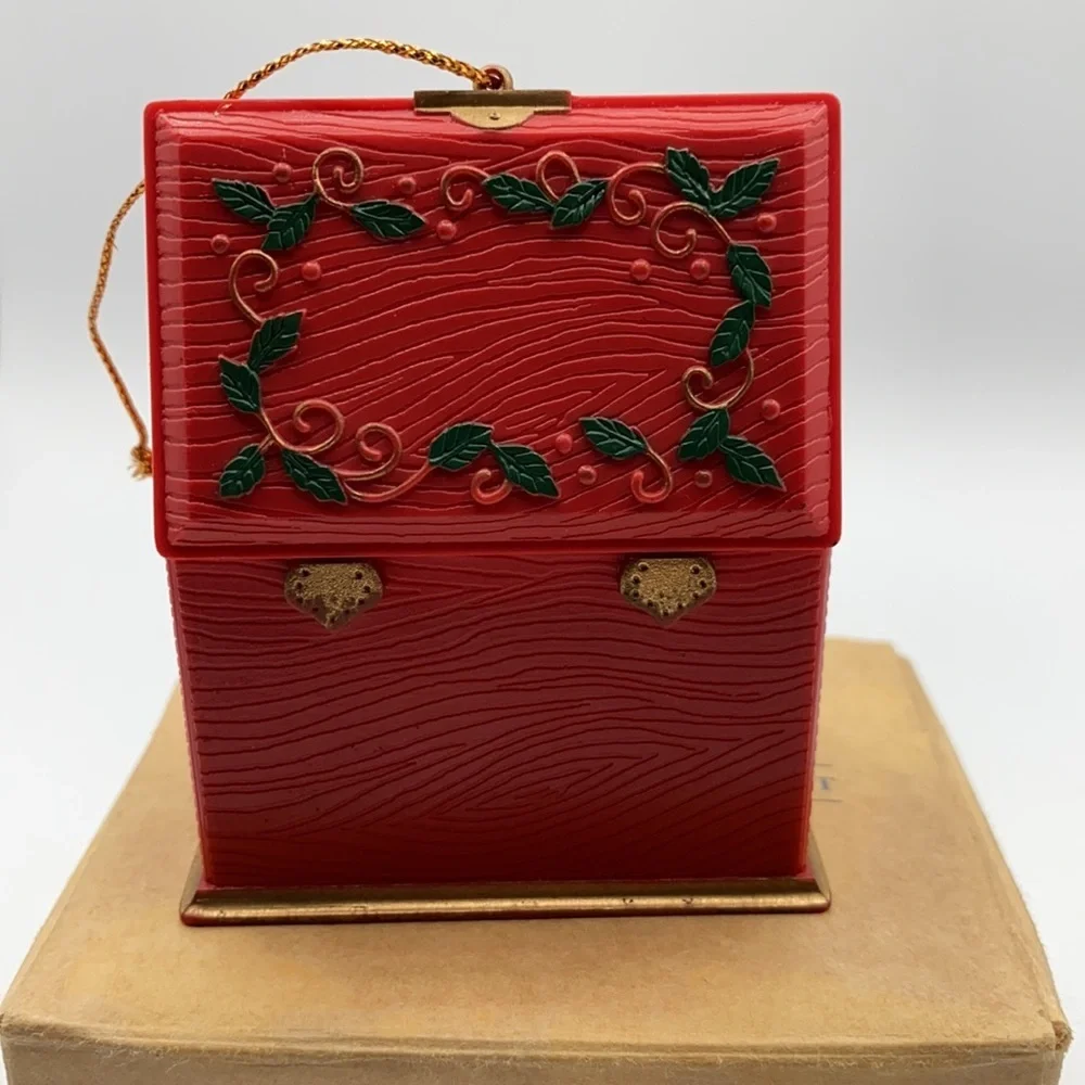 Avon Gift Collection Musical Toy Box Ornament